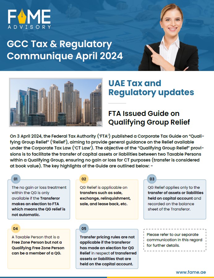 GCC Tax And Regulatory Communique April 2024