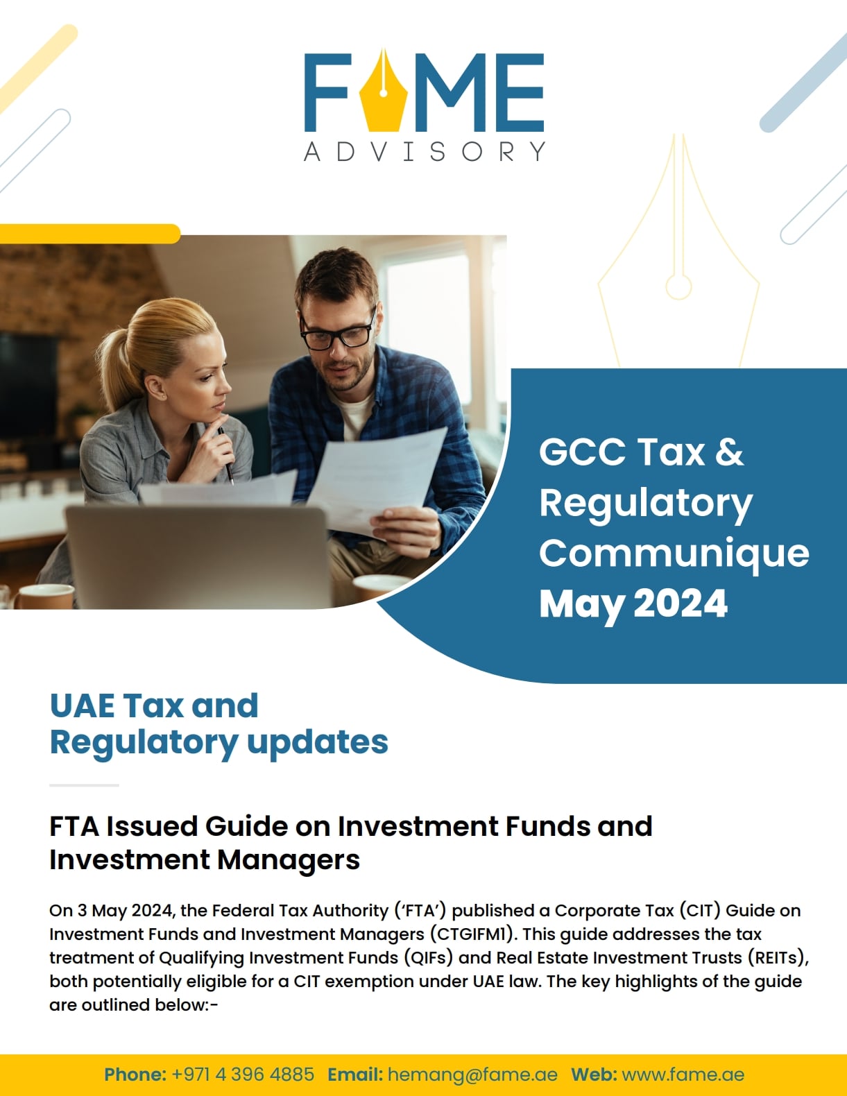 GCC Tax And Regulatory Communique May 2024