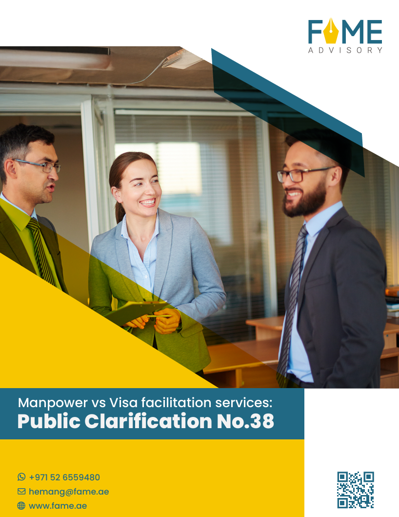 Public Clarification No. 38 Manpower vs Visa facilitation services