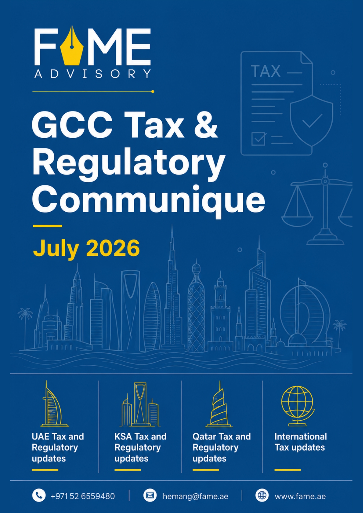 GCC Tax and Other Regulatory Communique - July 2026